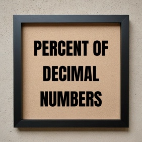 Read more about the article Percent of decimal numbers