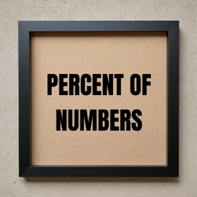 Read more about the article Percent of numbers