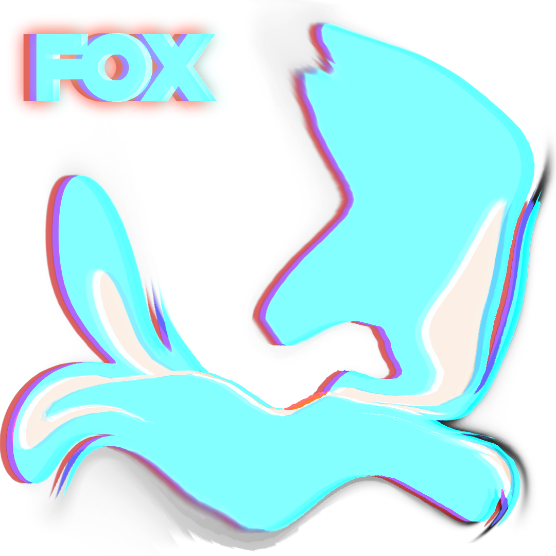 Picture fox (blue) art